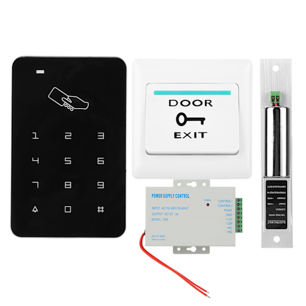 RFID 125KHz Kortlæser Adgangskontrolsystem med Aluminiums Clip