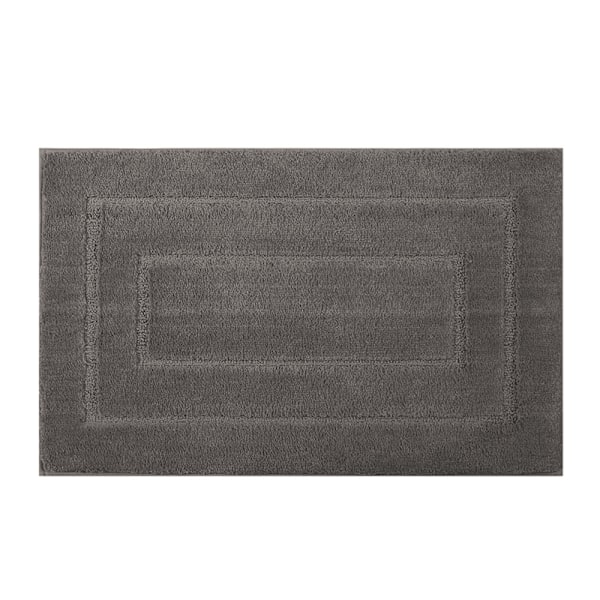 Thickened gray bathroom absorbent floor mats, toilet mats, toilet non-slip mats, household carpets 50*80cm