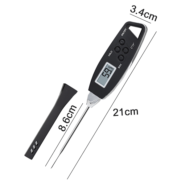 Digital mattermometer för köttgodis - FT200 omedelbar avläsningssond