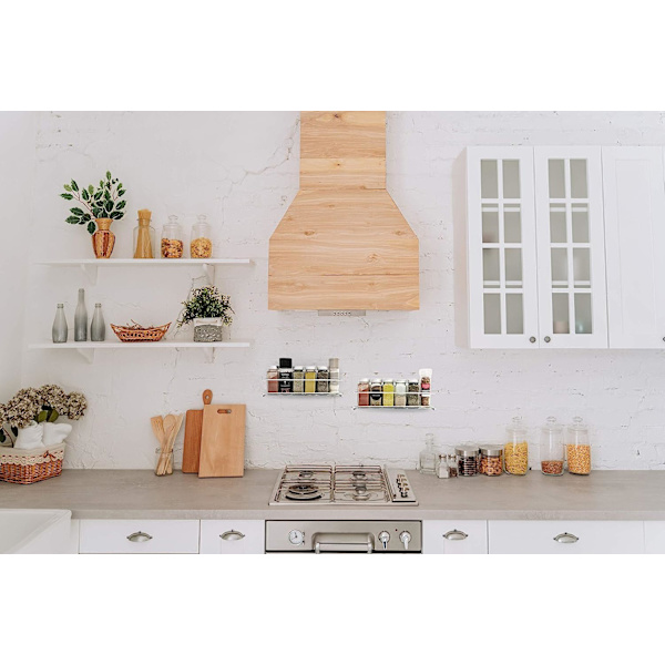 Deco haus Gewürzregale aus Metall - 2er Set - Für Gewürze,