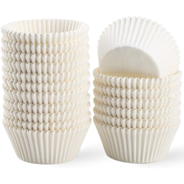 Standard Naturlige Cupcake Liners 500 stk., Ingen Lugt, Fødevarekvalitet