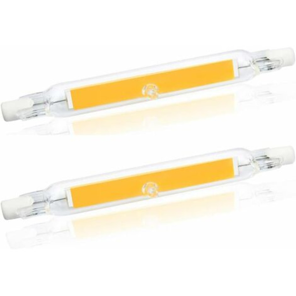 5W R7S 78MM J78 COB Filament LED-pære, 500 lumen 360 grader, 30W 48W 50W tilsvarende halogenpære, perfekt for hjem, kjøkken, rom, balkong, kontor,