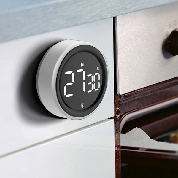 Digital Kök Timer Rotation Nedräkningstimer Magnetisk Uppräkning