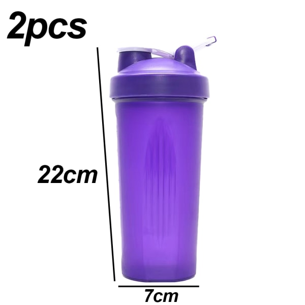 Stor kapacitet shaker cup milkshake proteinpulver fitness