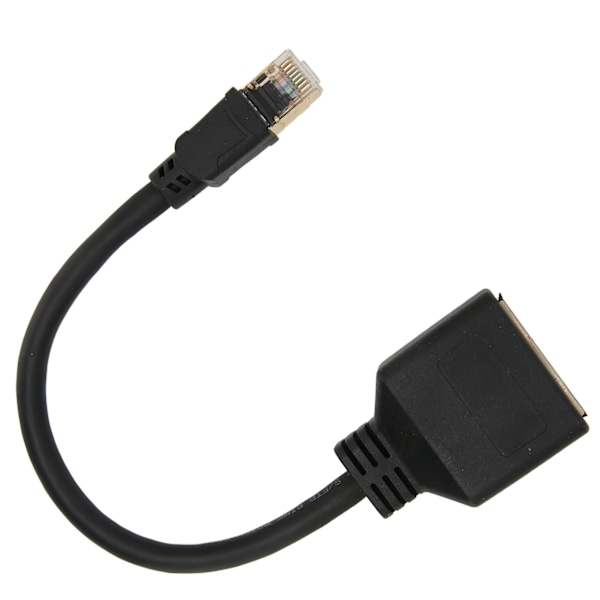 RJ45 Ethernet-sovitinkaapelin jatke 1-2 porttiin Erinomainen yhteydensiirtojakaja Sovitin kotitoimistoon