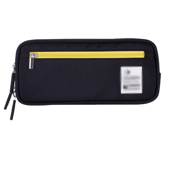 Pennfodral Stort Expanderbart Pennfodral Canvas Dragkedja