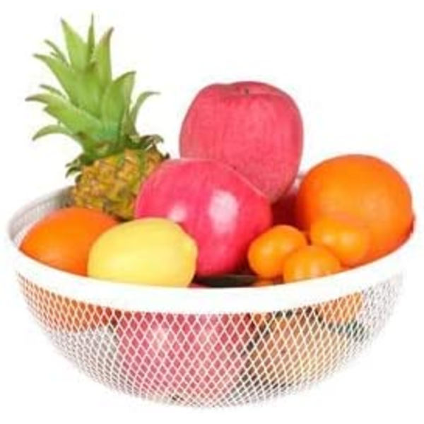 JHY DESIGN Metallnät Fruktkorg 10,5'' Diameter Stor Godis