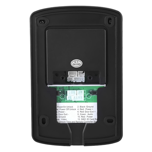 7 tommer HD LCD Videodørtelefon Dørtelefon Hjemmonitor Udendørs Kamera (EU Stik)