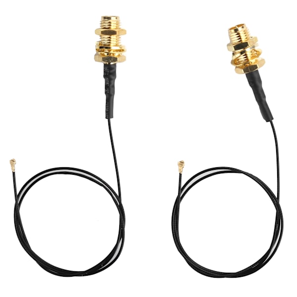 2 kpl IPEX4 - SMA -kaapelia M.2 WiFi Bluetooth -ulkoiseen jatkeeseen 2 kpl AC88 -antenni