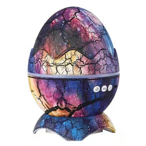 Fire dinosaur egg stjernehimmel lys, galakse projeksjonslys,