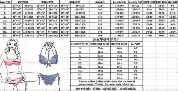 Bikini Bikini Badetøj Split Print Bikini Strand Rygløst Badetøj M