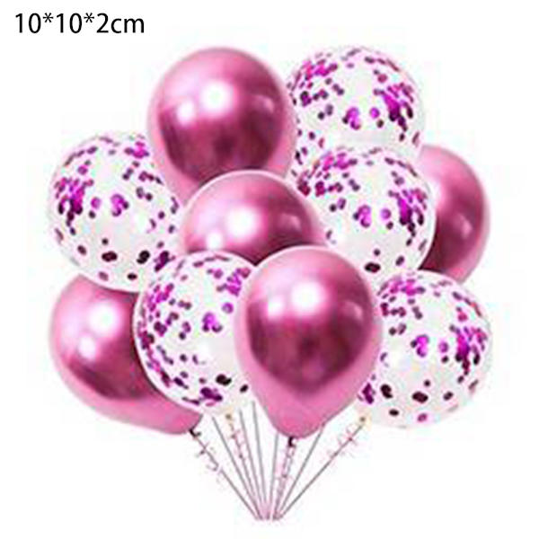 60 stk. Metal Sequin Ballon Sæt Latex Balloner | Fest