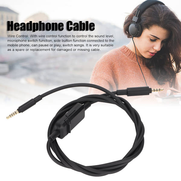 Headset-kabelutskifting Hodetelefonledning for Beyerdynamic MMX 300 2. generasjon 1,3 m / 4,3 fot