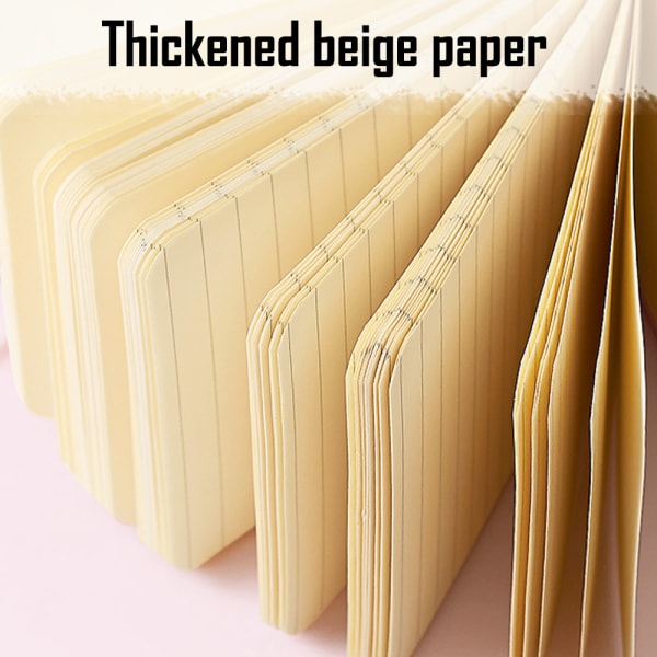 Mjuk pärm Mini Journal Notepad Elastisk stängning Anteckningsbok för