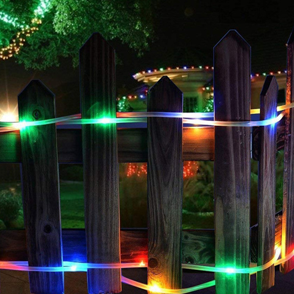 Rope Light 33ft 100 LED batteridriven Fairy Light med fjärrkontroll four colors