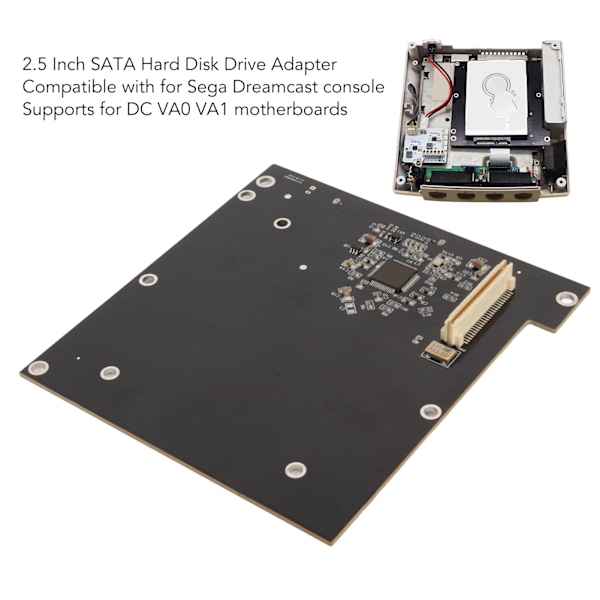 2.5in SATA Hårddiskadapterkort BIOS-chip HDD-kontaktkort Kit för Sega Dreamcast för DC VA0 VA1 Moderkort