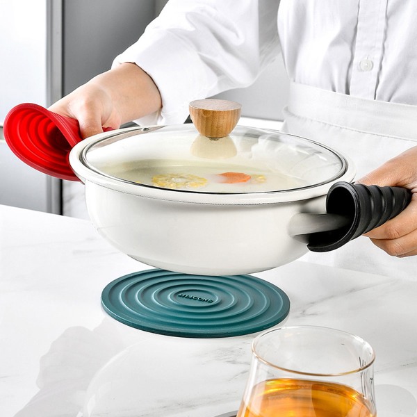 4 keittiötarviketta silikonieristetyt pöytämatot astiamatot pöytämatot kotitalouksien lämpötyynyt teekupit matot