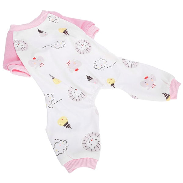 M Forår Sommer Kæledyr Hund Jumpsuit Bløde Tøj Polyester Hunde Bodysuits Langærmet Skjorte
