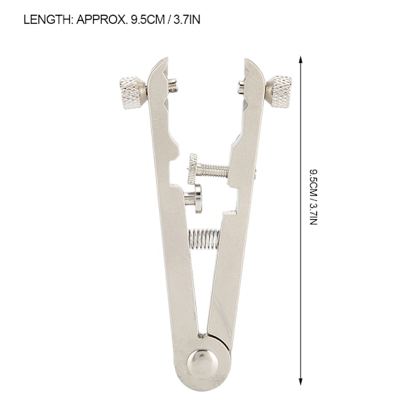 V-formet klokkebåndslenkepinne fjærstangfjerner tang urreparasjon tilbehørsverktøy