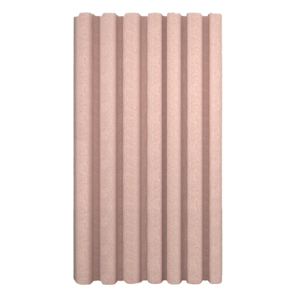 Perforeringsfri hengende gardin og imitert lin polyester