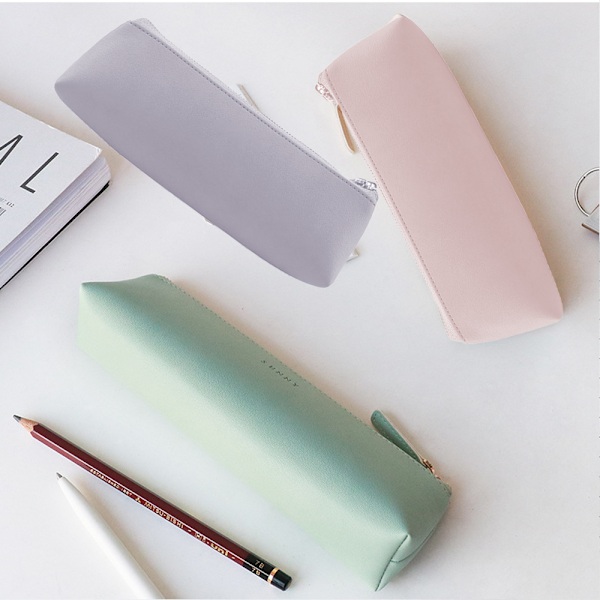 Makeup taske pen blyant brevpapir pung taske/PU læder