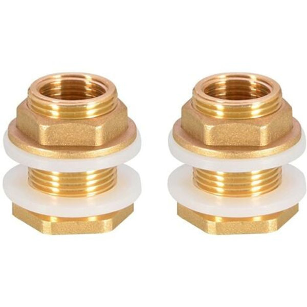 2 st DN20 3/4 mässing vatten tank vatten slang koppling adapter
