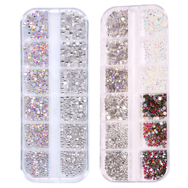 Flat Back Gems Crystal Rhinestones，for Nails Art Eye Makeup