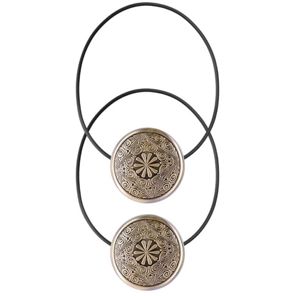 2 stk Vintage Magnetiske Gardin Holdere, Runde Gardin Draperi