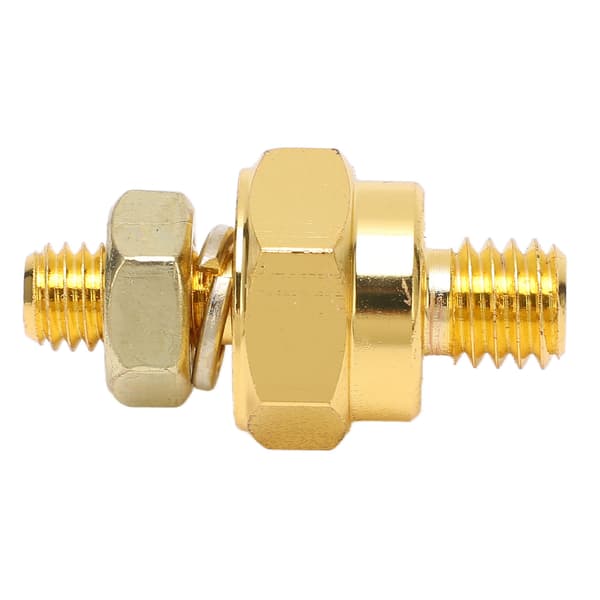 2 stk Batteripol-adaptere Messing Batteripol-adaptere Sidepost-opladningssystem Bolt