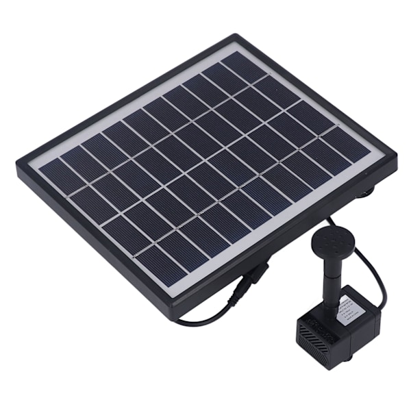 Miljövänlig Solfontänpump För Utomhusdammdekoration, Hög Konverteringseffektivitet Med Härdat Glas Solpaneler Flytande Design Vatten
