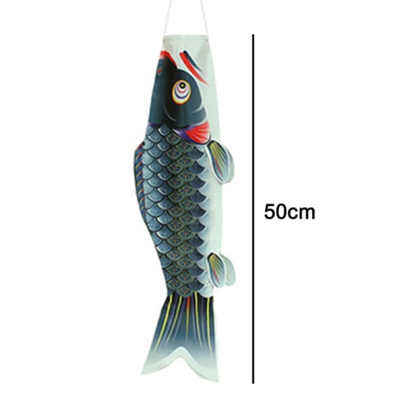 5 stykker japansk karpe vindsekk Streamer fiskeflaggdrage