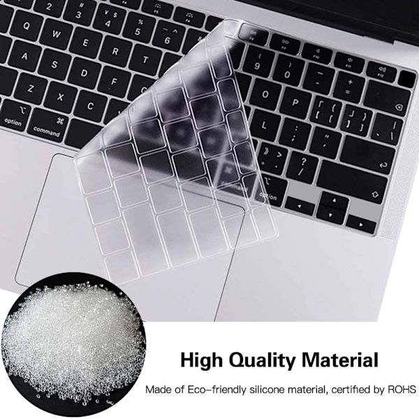 Ultratunn TPU-tangentbordsöverdrag för MacBook Pro 13/16 tum