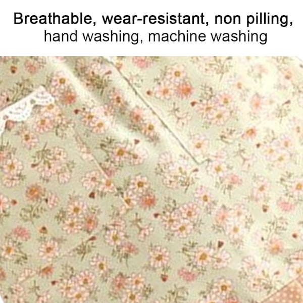 Keittiöapron naisille, jossa taskut, kerroksinen esiliina ruoanlaittoon