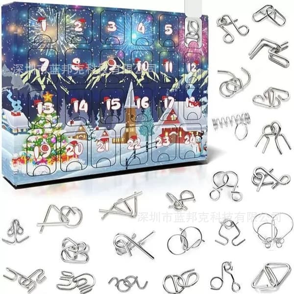 Lubansuo Adventskalender Gaveeske for Menn og Kvinner, Barnas Blind Box[BT]