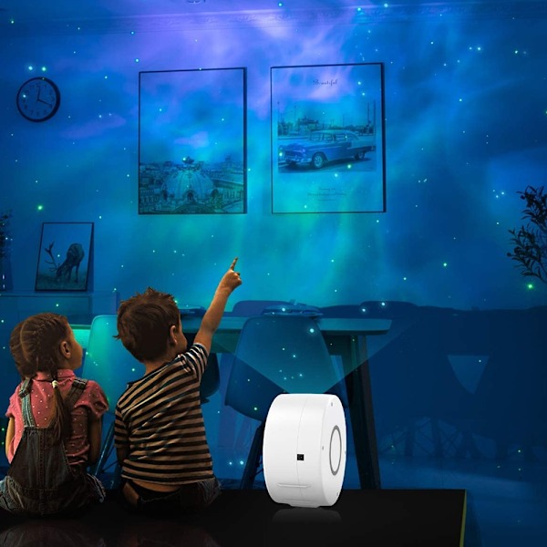 Ny stjernehimmel projektionslampe farverig 3D vision LED laser nebu