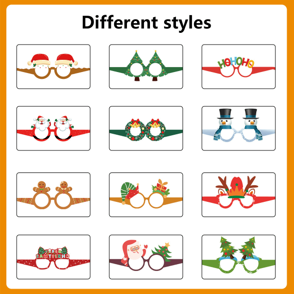 Julfest Glasögon Bågar, Julfest Glasögon för