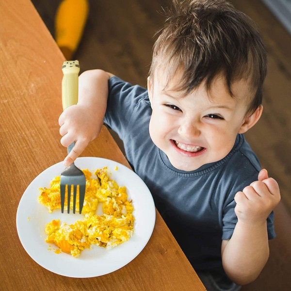 2-delt børnebestik sæt, middagsredskaber ske gaffelsæt