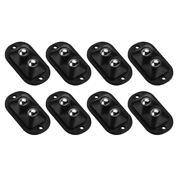 Selvklebende Mini Caster Wheels, Sticky Pulley for Trash Can, Storage Box, Small Furniture (8pcs)