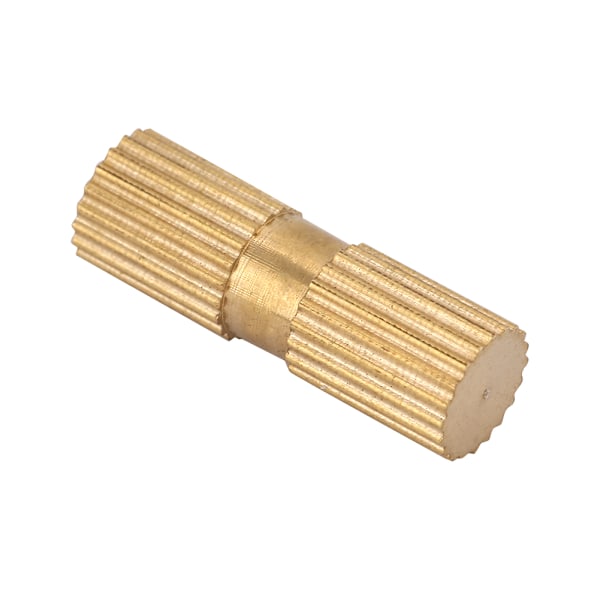 20 stk B-type Enkelt Pass-Gjennom Blindhull Messing Innsats Del Innebygd Knurlet Mutter (M3*18*5.3)