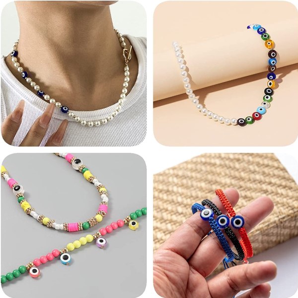 För kvinnor Flickor Smycken gör DIY Armband Halsband Hårklämma A