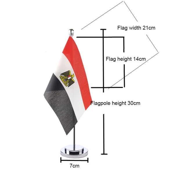 Bordflag, enkelt stang lille flag bord, bordpynt