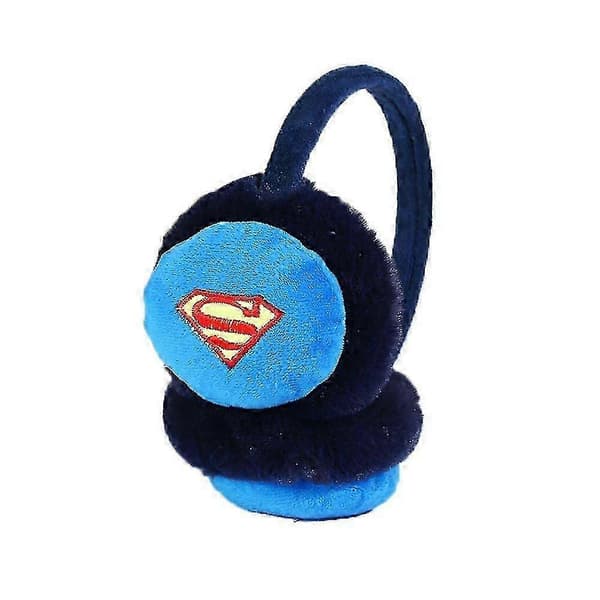 Superhelt Spiderman Batman Bløde Ørevarmere Børn Vinter Varme Øreklapper Ørevarmere Drenge Piger Gave [D] B