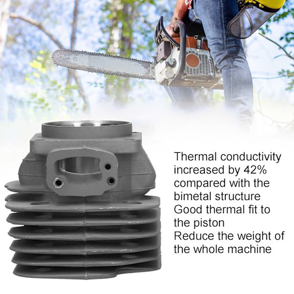 Cylinder Kit til HUSQVARNA 61 268 272 272XP Kædesav Stempel Skrue Udskiftningssæt 52mm