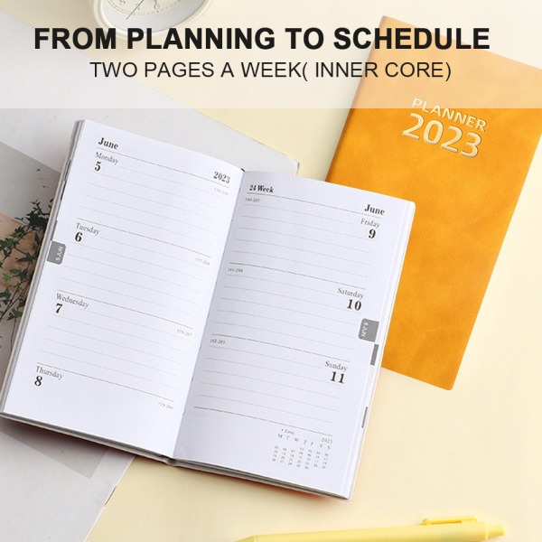 Planlegger 2023 - 12 måneders planlegger fra januar til desember 2023