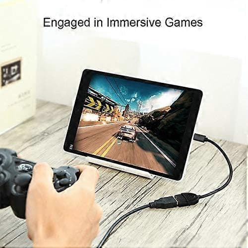 Micro USB OTG -sovitin Android Micromax A27 Ninja PlugandPlay OnTheGo -kaapelille (musta)[TT]