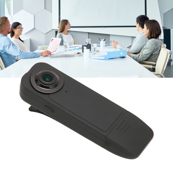 Mini Body Camera 1080P Bevægelsesdetektering Nattesyn Bærbar Videooptager med Klip til Bilinterview Hjem
