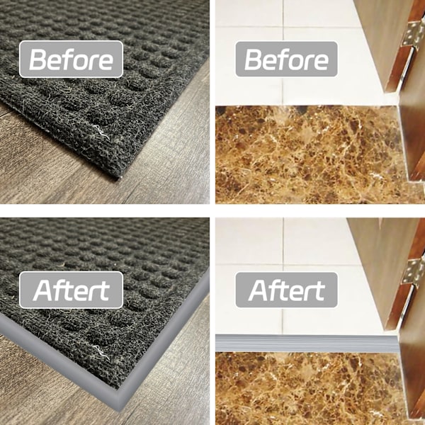 2M gulv overgangsliste PVC laminat overgangsliste dør liste tærskel gulv tæppe kant trim dør bar tærskel gulv kant liste til