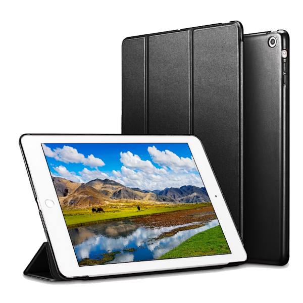 Tabletskyddsfodral, magnetiskt, kompatibelt med Apple iPad 2, svart