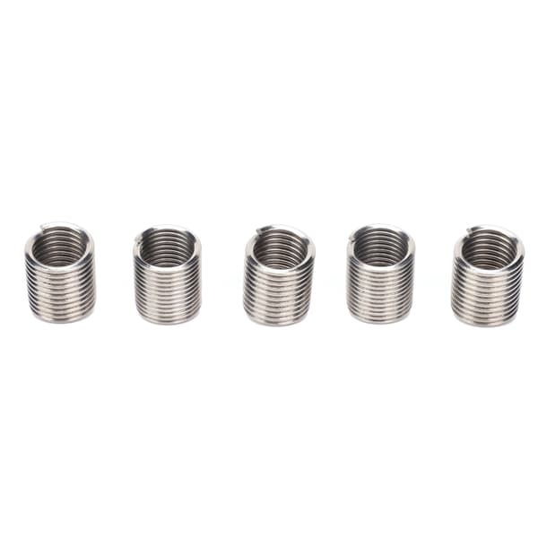 50 st Wire Thread Insert Sleeve Bushing Skruvskyddande Spiral Skruv Reparationsmutter Kit M10 x 1.52D
