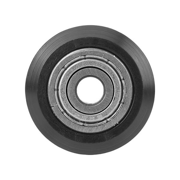 10 stk. V-slots modeller remskive til 3D-printer, V-slot POM plast remskive kuglelejer V leje passiv remskive (sort)